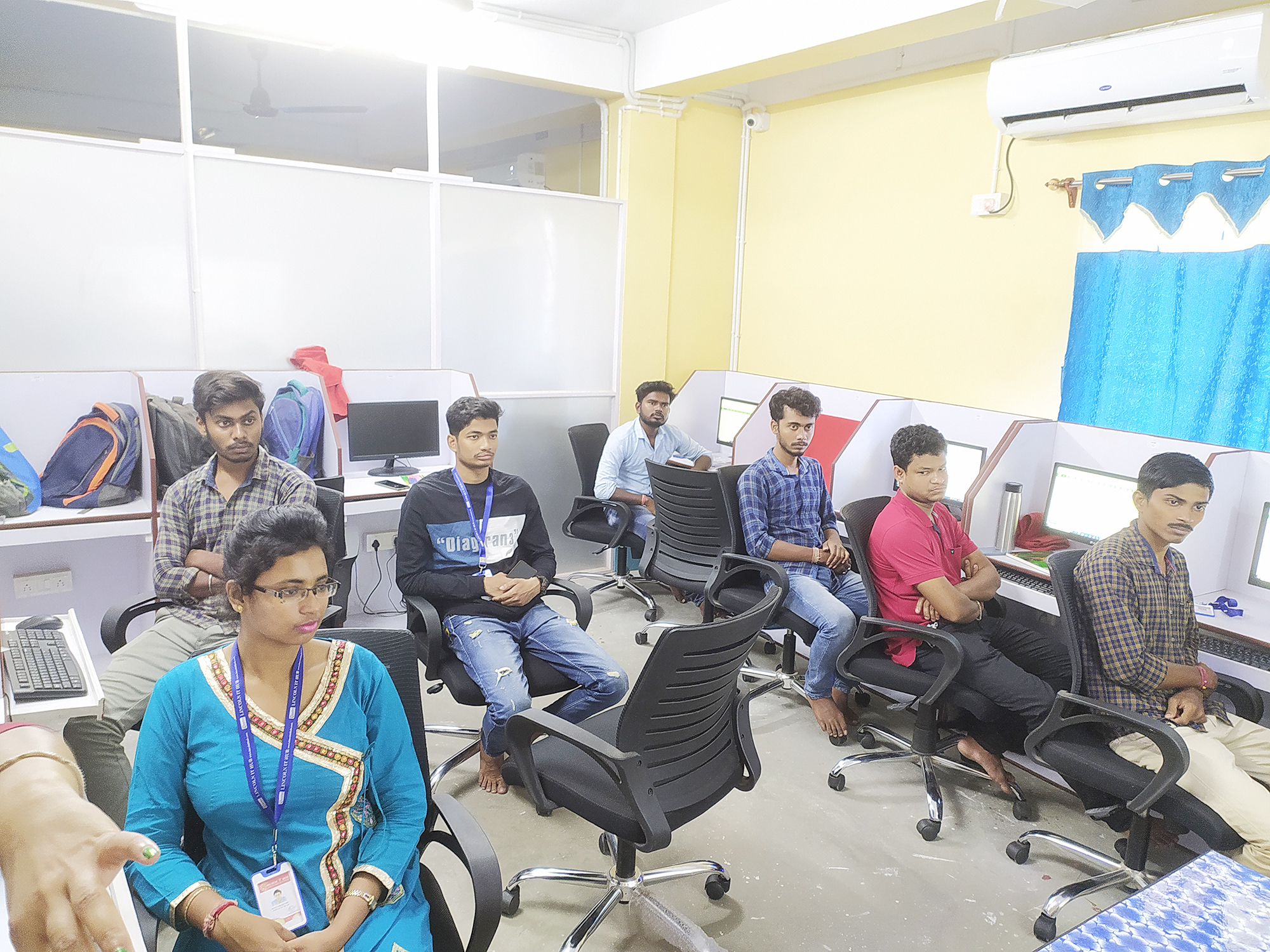 Students of Lincoln IT Hub